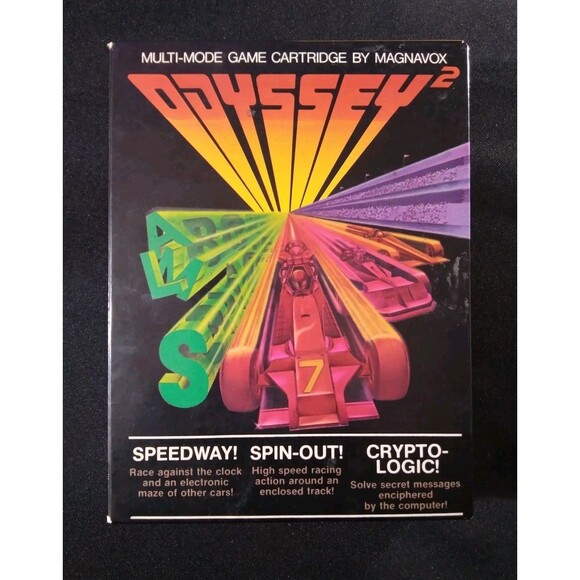 Speedway/Spin-Out/Crypto-Logic (Odyssey2/Videopac, 1978) - Picture 3 of 3